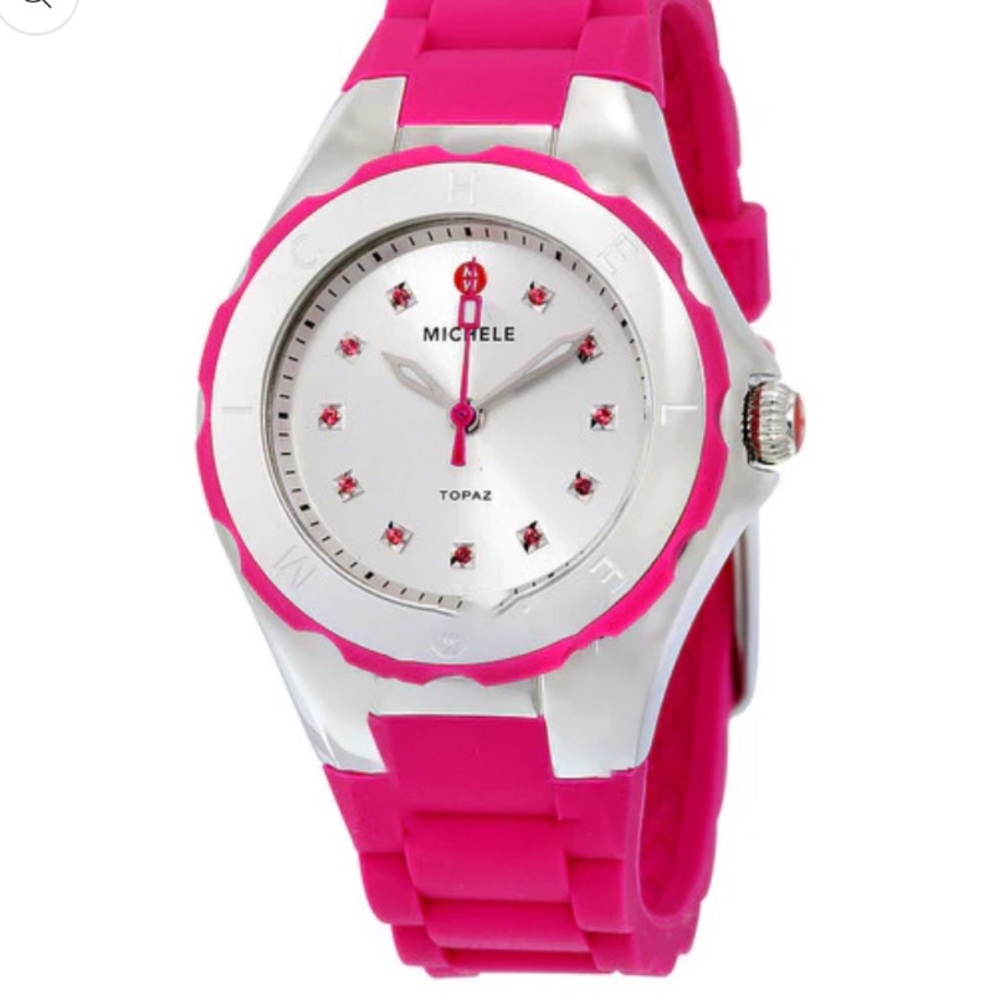 Original Michele Tahitian Jelly Bean Silver Dial
Ladies Watch